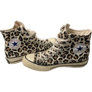 Converse All Star Chuck Taylor Leopard Print Men Women Hi-Top Shoes